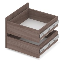 A set of two drawers Stone, 476x500x361 shimo dark