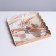 Cookie box, confectionery packaging with PVC lid, “Cozy evening”, 21 x 21 x 3 cm