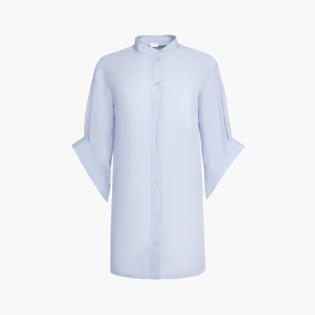Women's shirt Minaku: Casual Collection Blue color, river 46-6