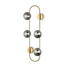 Bra Freya Fr5233WL-04BS1 Inversion, 240x165x720 mm, G9, 4x25W, brass color