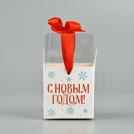 Box a gift New Year's folding "Christmas tree", 7 x 12 x 7 cm, New Year-3