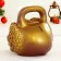 The piggy bank "Giry Snake" is brown, 20cm