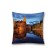 Decorative pillowcase "flooded city", on a zipper, size 45x45 cm