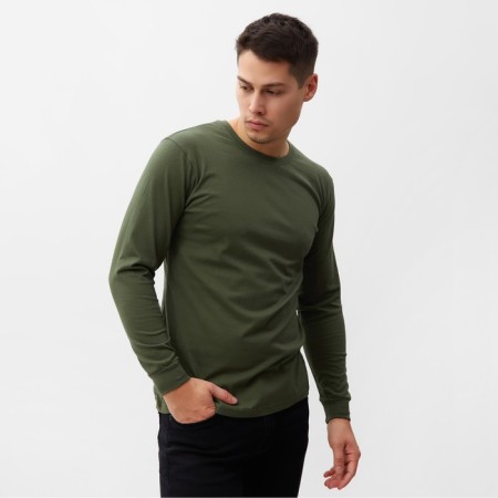 Long-sized male plain, dark green color, size 50