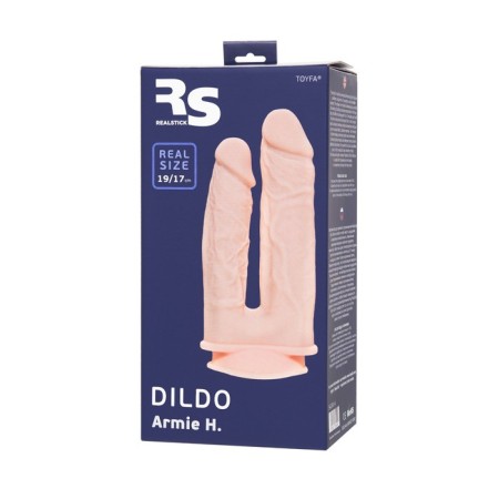 Fallomitator for double penetration Realstick Silicone Armie H, Maiglexpan, 19 cm-3