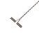 Division of twisted side "Yaman", stainless steel, 10 cm