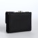 Women's wallet on the button, black color