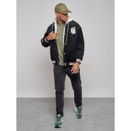 Male bomber, size 48, black color-9