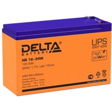 Battery for IBP Delta HR 12-34 W, 12 V, 9 Ah