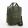 Road bag on wheels, lightning department, 3 outer pockets, long belt, green color