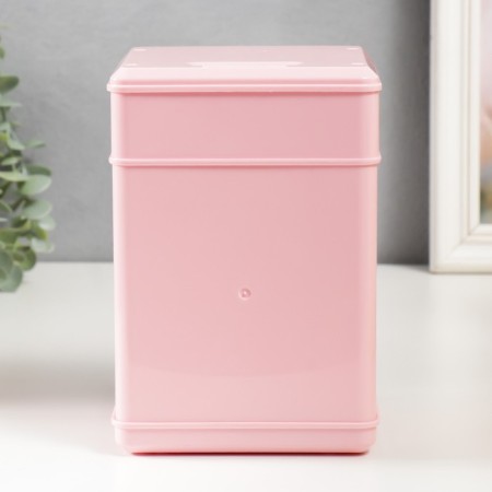 Piggy bank Plastic "SELE. BARA" code castle, sound AA pink 13x12x19 cm-2