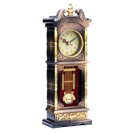 Table hours "Fireplace. Arena" with a pendulum, discrete move, 26 x 8 cm, aa-1