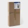 Roster 3-tier floor, 43 × 26 × 93.5 cm, white color