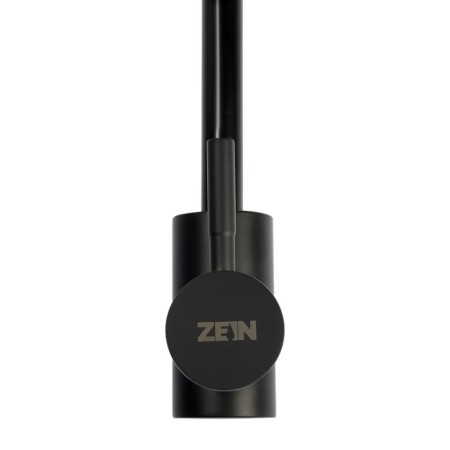 Zein Z2391 kitchen mixer, flexible surge, 40 mm cartridge, stainless steel, black-7