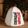 Bath cap with an applique "Observe the distance"