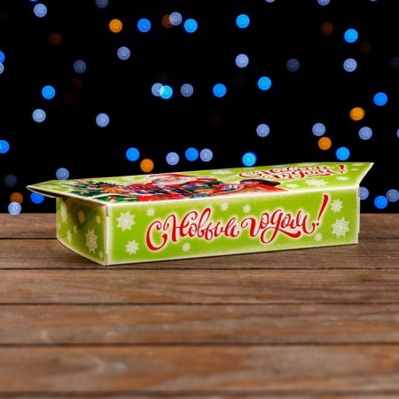 Gift box "Santa Claus and Children", 10 x 20 x 4.3 cm-1