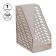 Paper tray, vertical, Stamm XXL, tinted brown, width 16 cm