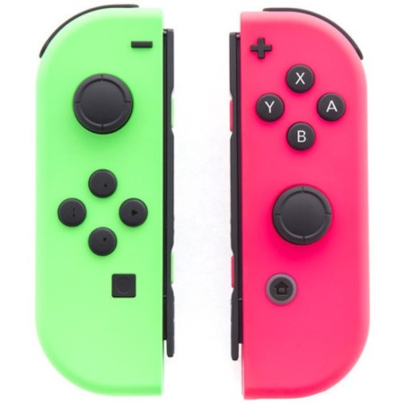 Nintendo Joy-Con controllers set, vibration, for Nintendo Switch, green, pink-1