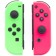 Nintendo Joy-Con controllers set, vibration, for Nintendo Switch, green, pink