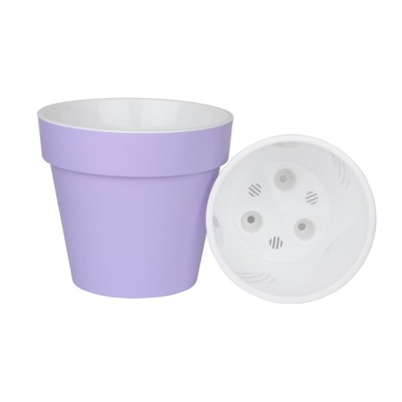Plastic pot with the “Proteus” tab, lavender color-1