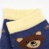 Socks children's terry trace, jeans color, size 9-10