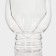 Set of glass piles with double walls "Almaz", 100 ml, 6 pcs