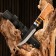 Hunting knife "Vemund" 24.6cm, blade 128mm/3mm, beige