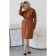 Women's dress, size 56, brown color