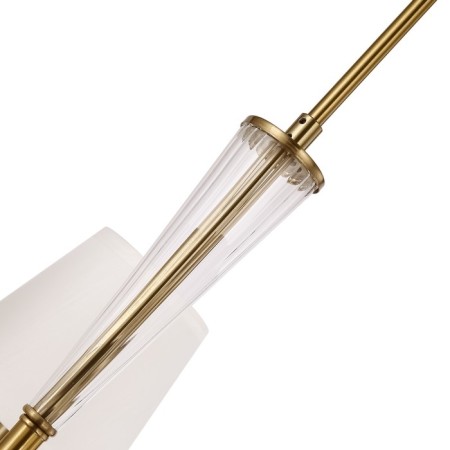 Caustra Freya FR2027PL-05BS OSBORN, 710x710x490 mm, E14, 5x40W, brass color-2