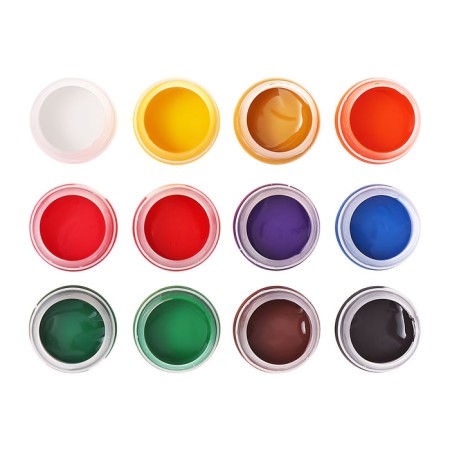 Gouache 12 colors, 15 ml, ZHK "Flower" (30411547)-2