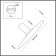 Wall-toothelial Covetor Stoflake LED 25W 3000K
