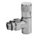 Set of design-valules Royal Thermo Piano, corner, 1/2 ", chrome