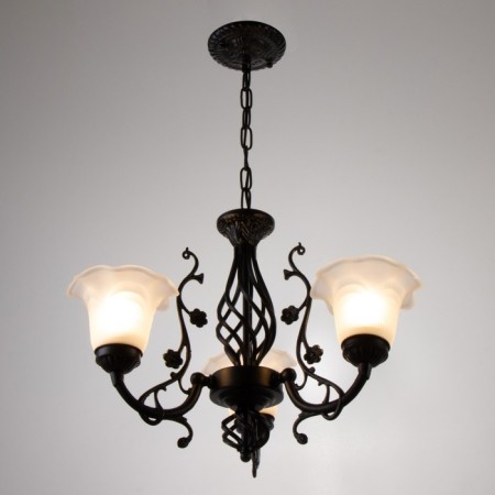 Cathellio chandelier 3he27 60W Black 50x50x67cm BayerLux-1