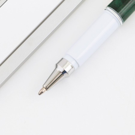 Pen with a “golden teacher” cap, blue paste, 1.0 mm-2