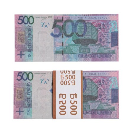 A pack of bills 500 Belarusian rubles-1