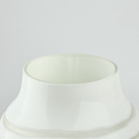AMELIA VAZ VAZA from white glass 26 × 15 × 5 cm-3