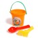 Sand set No. 29: a small bucket 0.53 l, scoop, robbery, mix color