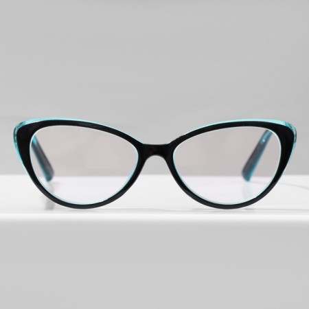 Ready glasses GA0532 (color: C1 black, blue; diopter: + 1; tint: no)-1