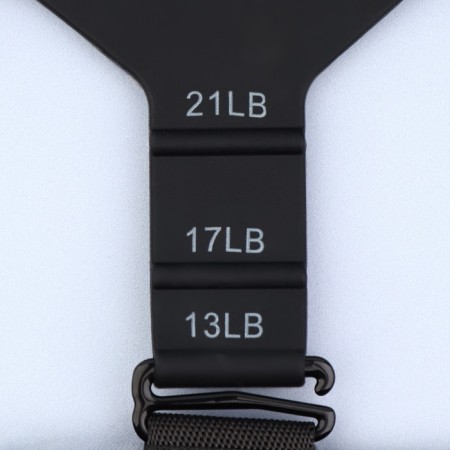 Massage for the development of hands and fingers, with a cuff, 8 × 14 × 2.8 cm, black color-4