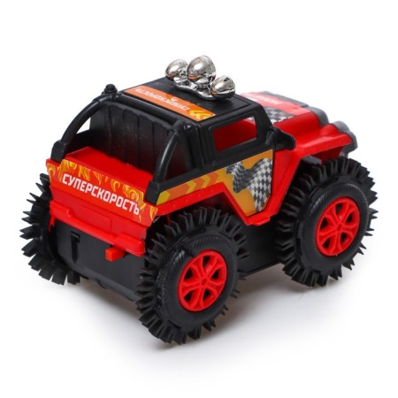 Jeep “SUV”, works on batteries, red color-2
