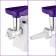 KitFort KT-2112-1, 1300 W meat grinder, 4 nozzles, cord 1 m, white and blue