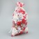 Bag gift organza "New Year's dance", snowflakes, 16 x 24 cm +/- 1.5 cm, New Year
