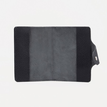 Cover for autoDocations and passports, Textura, black color-3