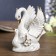 Souvenir Ceramics "White Swan with the baby" 10.5x9x4.5 cm