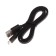 Cable MaxVI MC -01F, MicroUSB - USB, 2 A, 1 m, PVC braid, flat, black
