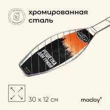 Grill grill for fish Maclay, 30x12 cm, chrome steel, for barbecue