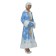 New Year! The carnival costume "Snow Maiden with stars", a fur coat, hat, mittens, p. 52