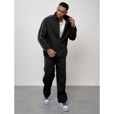 Sports suit men's, size 50, black color-11