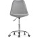 Computer chair Kolin metal/velor, chrome/gray 49x56x79 cm