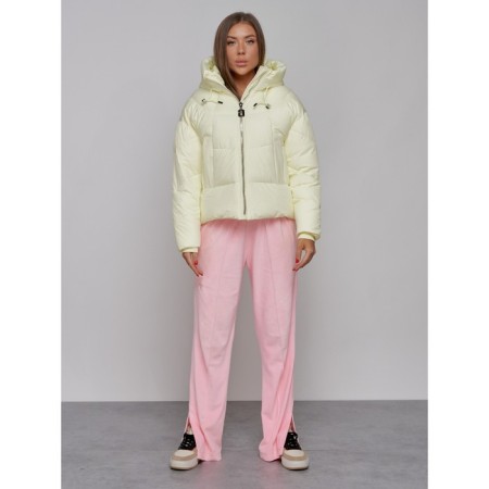 Winter jacket, size 50, light yellow color